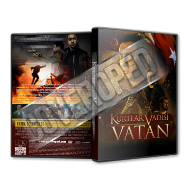 Kurtlar Vadisi Vatan 2018 V1 Türkçe Dvd Cover Tasarımı